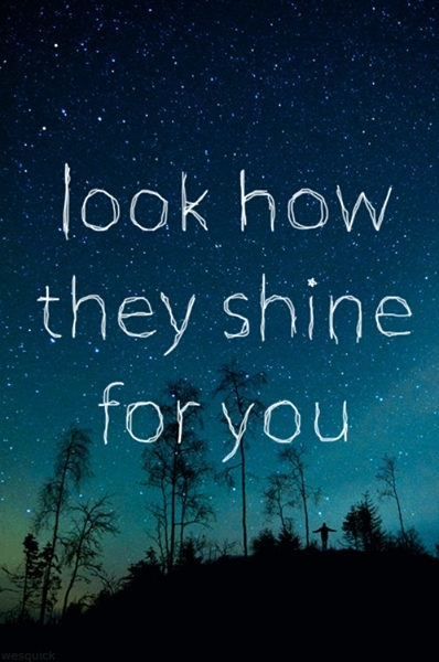 They  shine  for  you